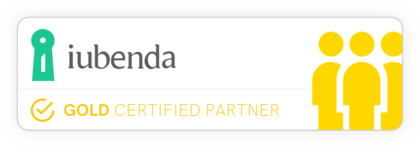 Iubenda Certified Gold Partner